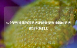 25个笑到抽筋的短笑话正能量,笑到抽筋的笑话很短积极向上