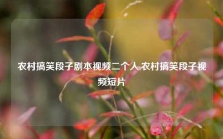 农村搞笑段子剧本视频二个人,农村搞笑段子视频短片