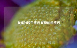 有趣的段子笑话,有趣的短笑话