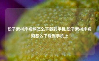 段子素材库视频怎么下载到手机,段子素材库视频怎么下载到手机上