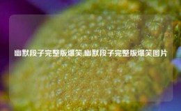 幽默段子完整版爆笑,幽默段子完整版爆笑图片