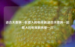 适合夫妻俩一起看人的电视剧,适合夫妻俩一起看人的电视剧再爱一次